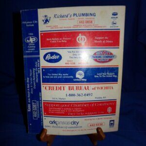 Arkansas City, Kansas City Phone Directory - 1986